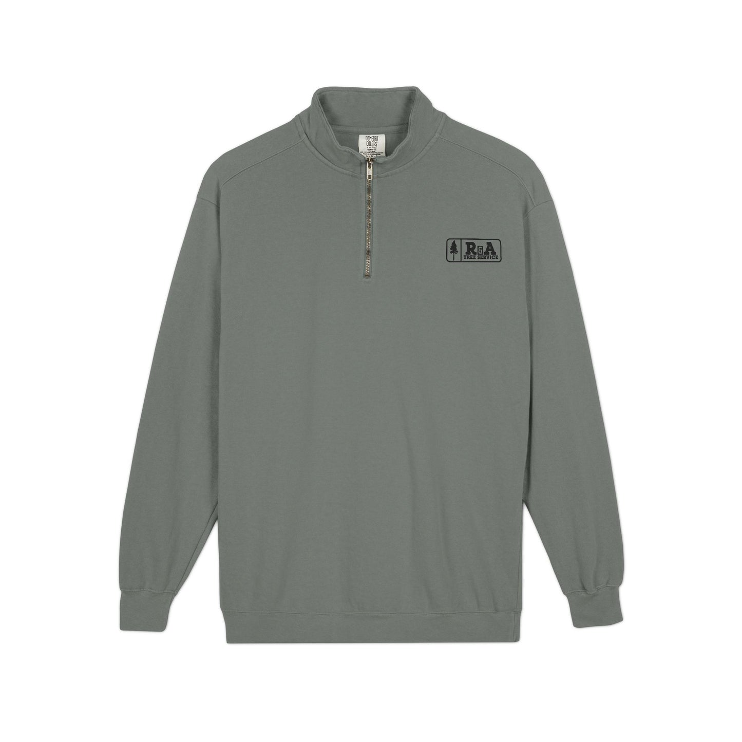 R&A Tree Service Log Logo Quarter Zip