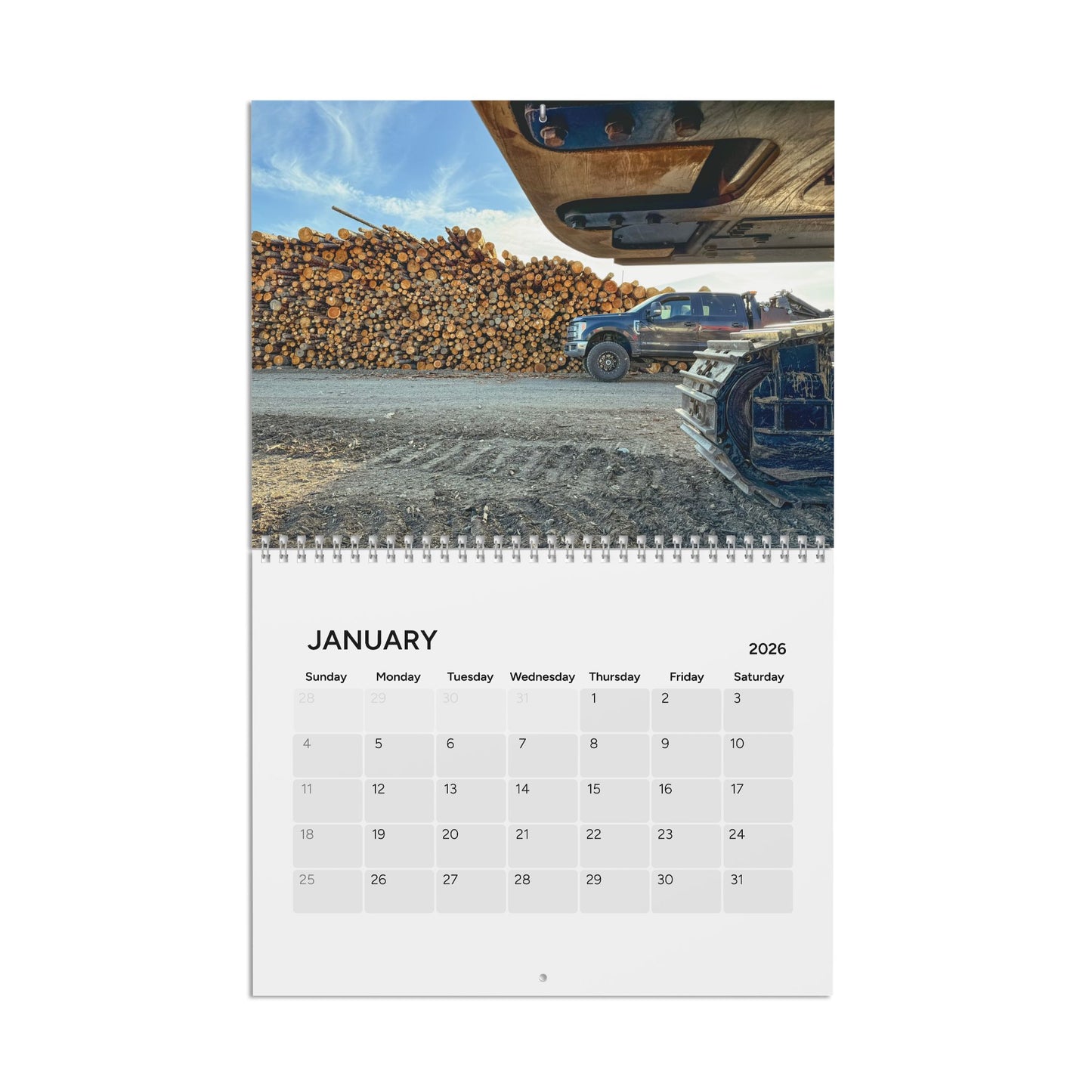 Saw Shop Calendar (2026)