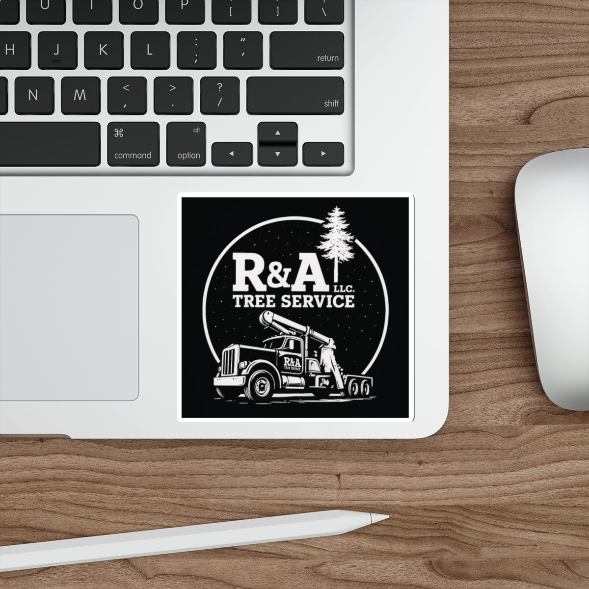 R&A Tree Service Self Loader Die-Cut Sticker