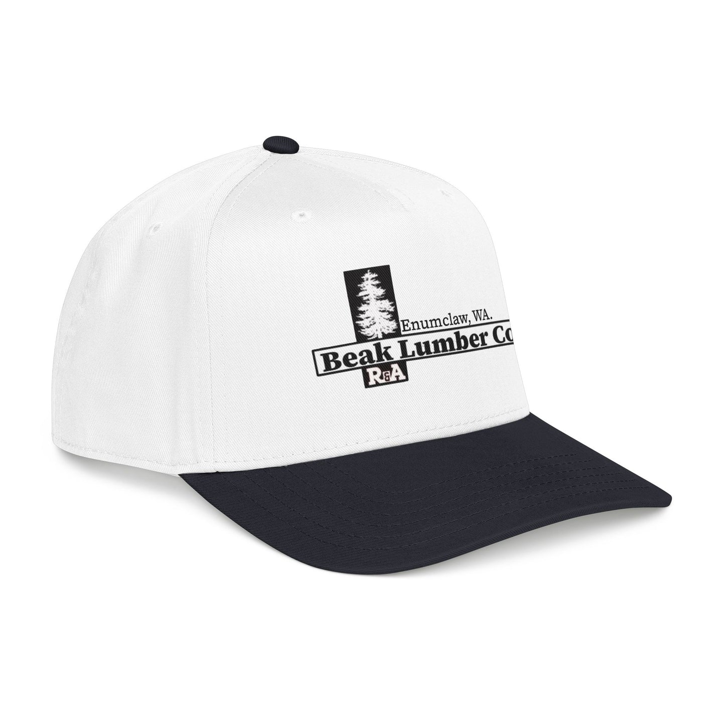 Beak Lumber Co White/Black Hat