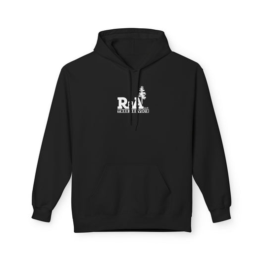 R&A Logo With Flag Hoodie (Black)