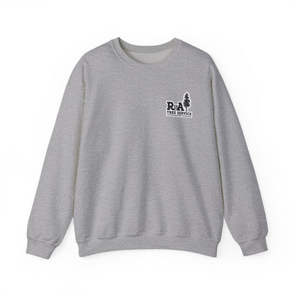 Crewneck Sweatshirt R&A Tree Service Logo