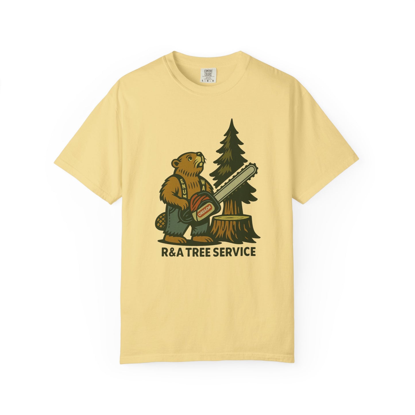 Vintage R&A Beaver Tree Service T-Shirt