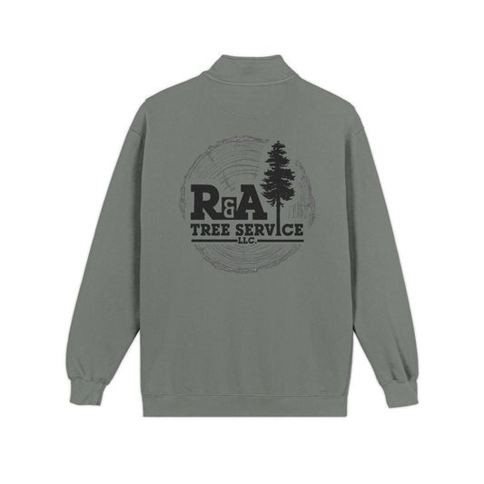 R&A Tree Service Log Logo Quarter Zip