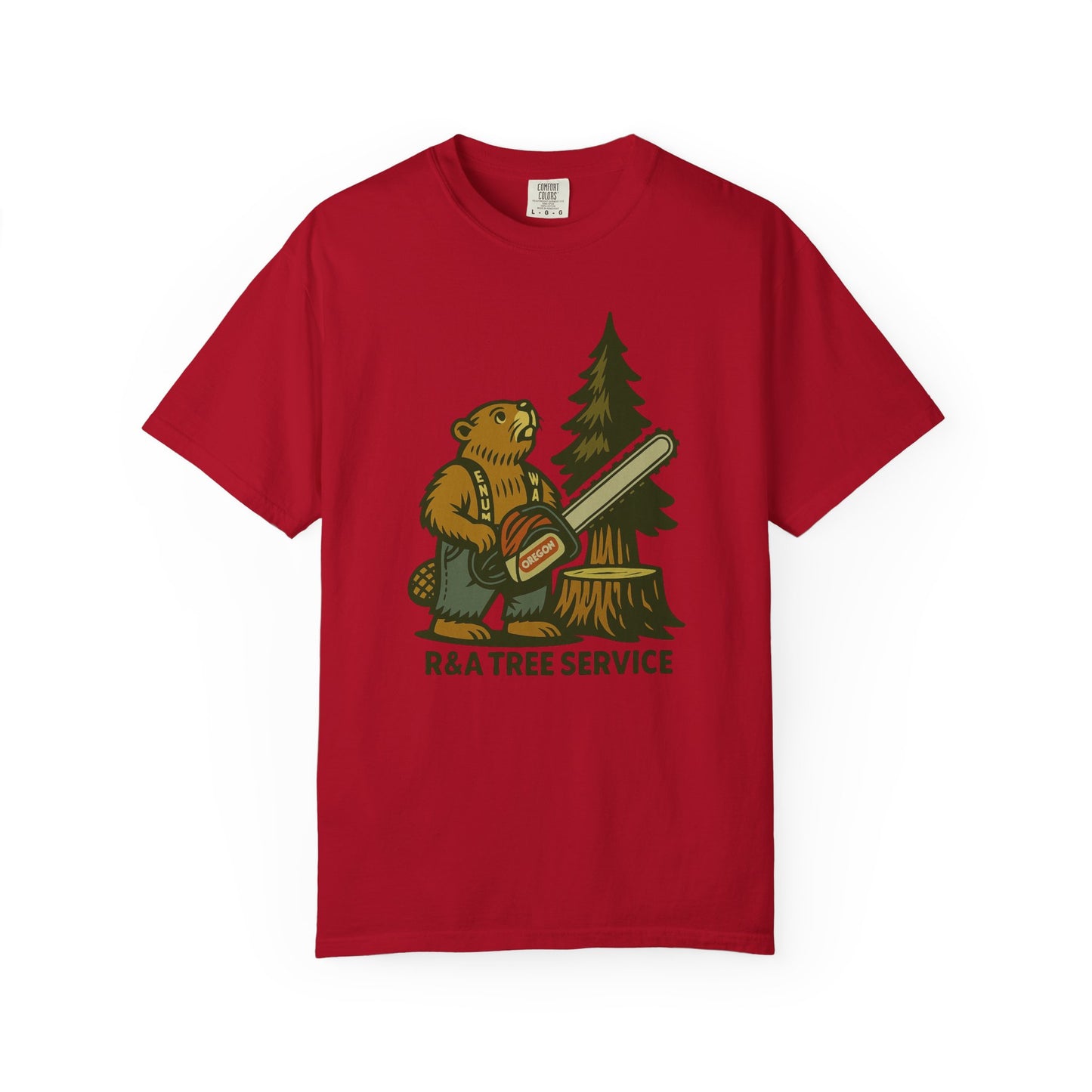 Vintage R&A Beaver Tree Service T-Shirt