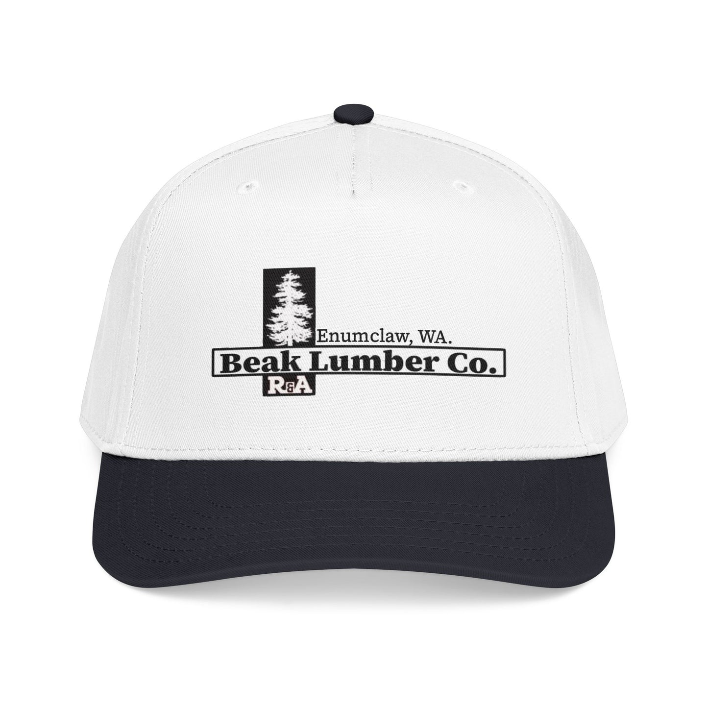 Beak Lumber Co White/Black Hat