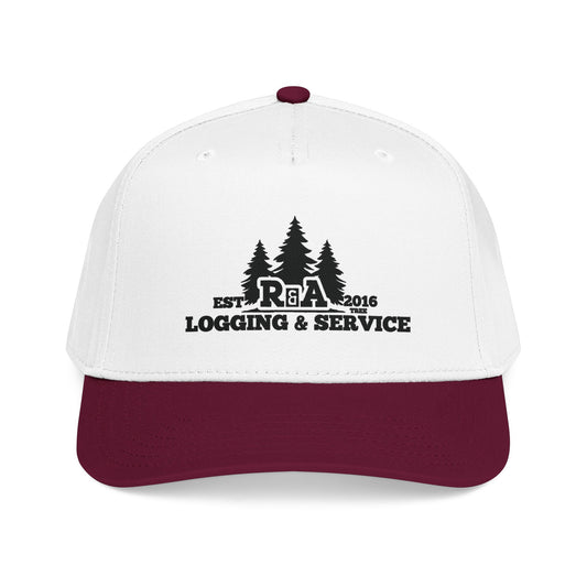 Maroon & White R&A Hat