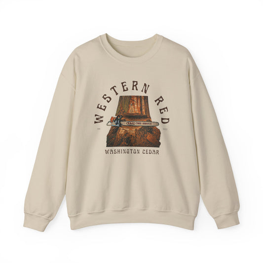 R&A Tree Service Saw Vintage Crewneck