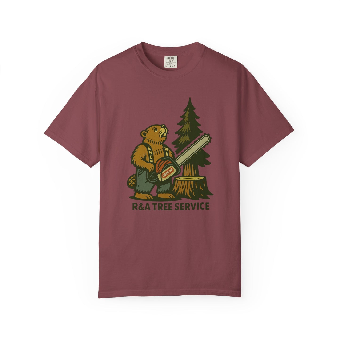 Vintage R&A Beaver Tree Service T-Shirt
