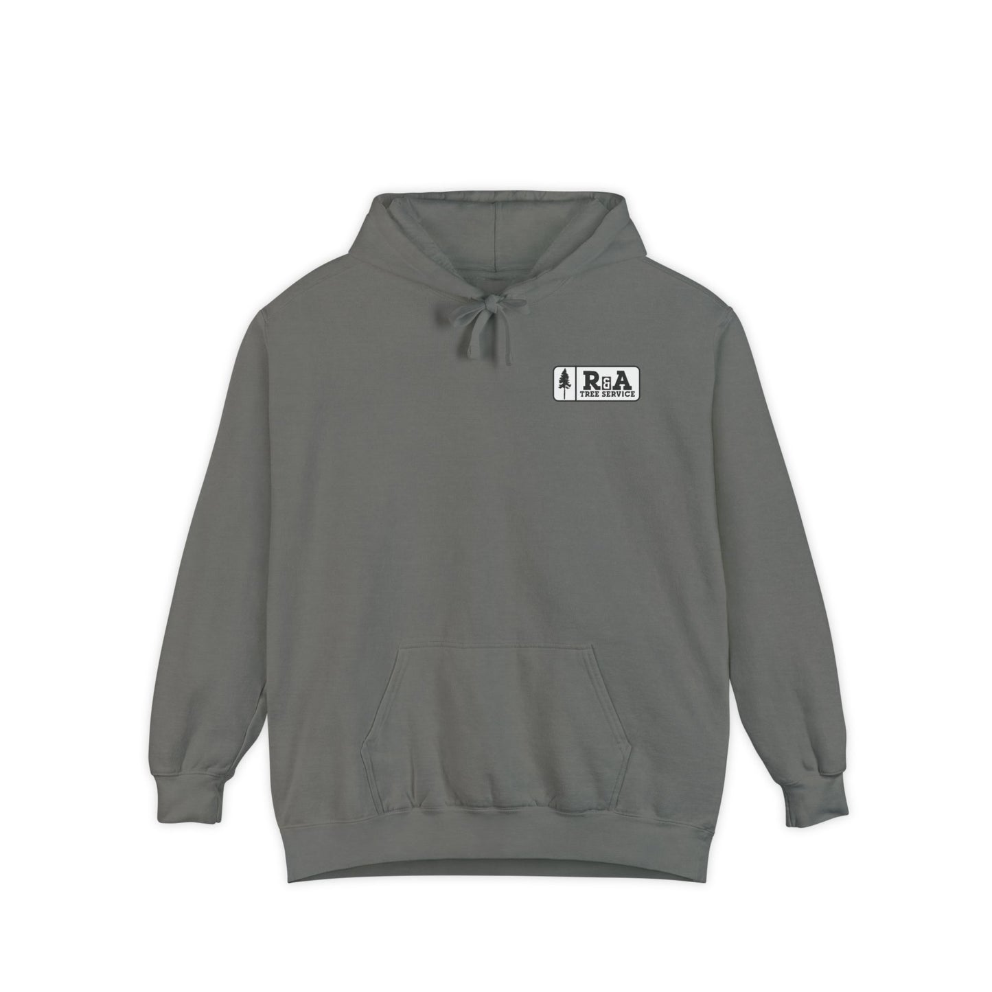 Comfort Gray R&A front Hoodie