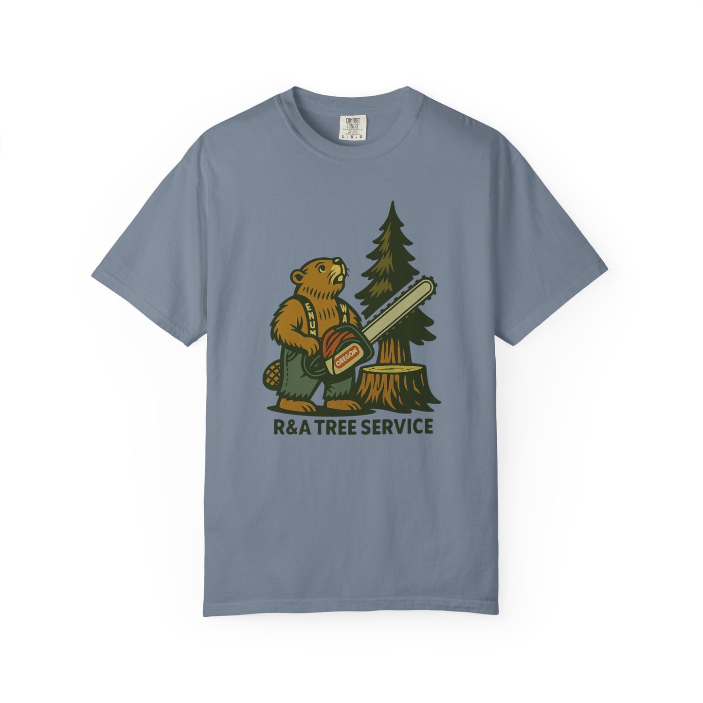 Vintage R&A Beaver Tree Service T-Shirt