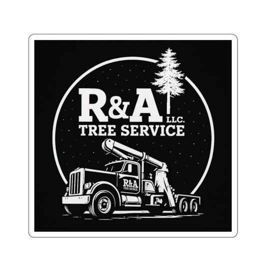 R&A Tree Service Self Loader Die-Cut Sticker