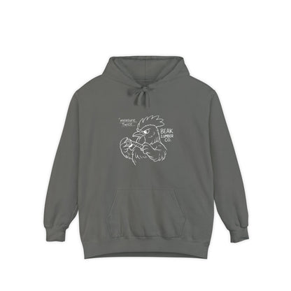 Measure Twice Rooster Hoodie