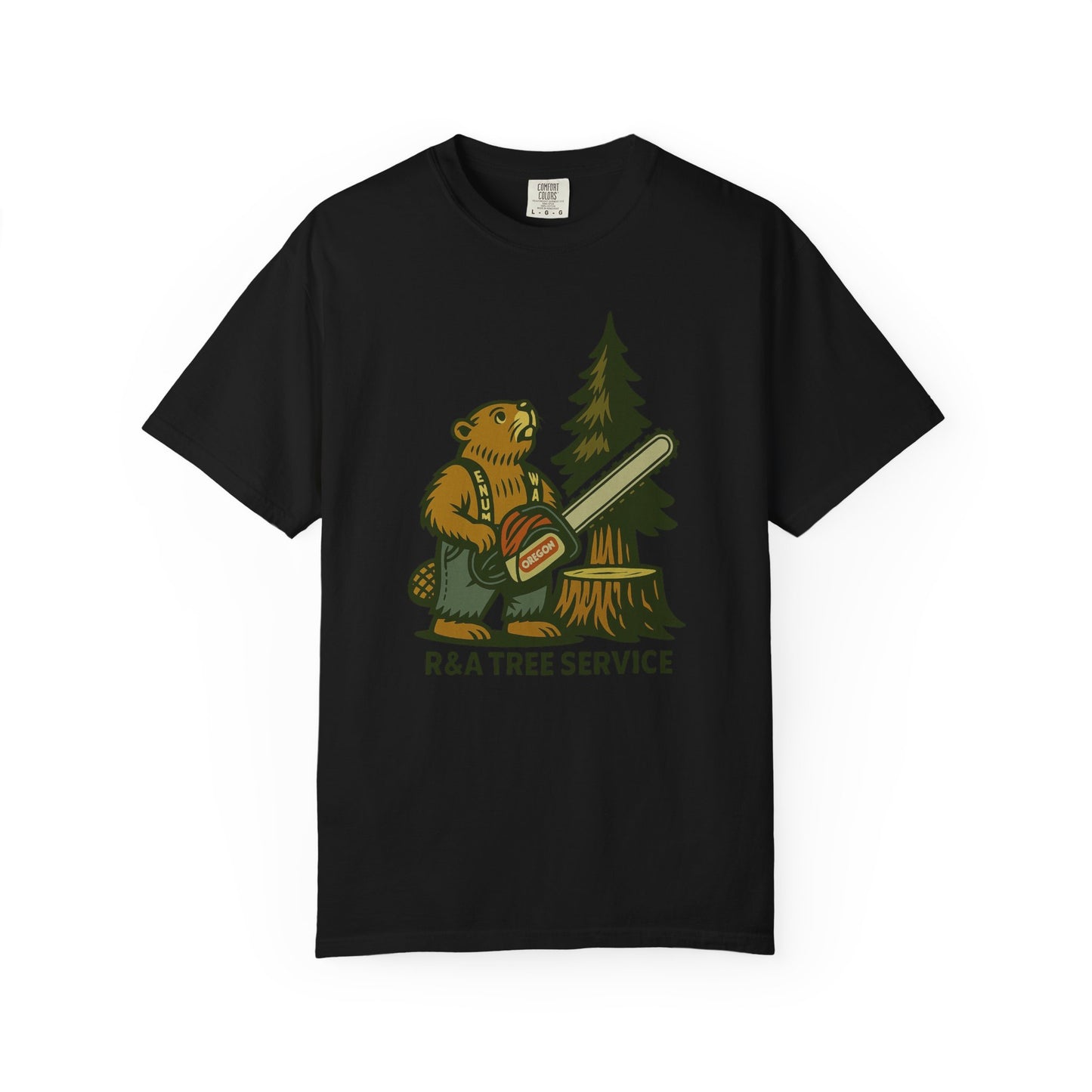 Vintage R&A Beaver Tree Service T-Shirt