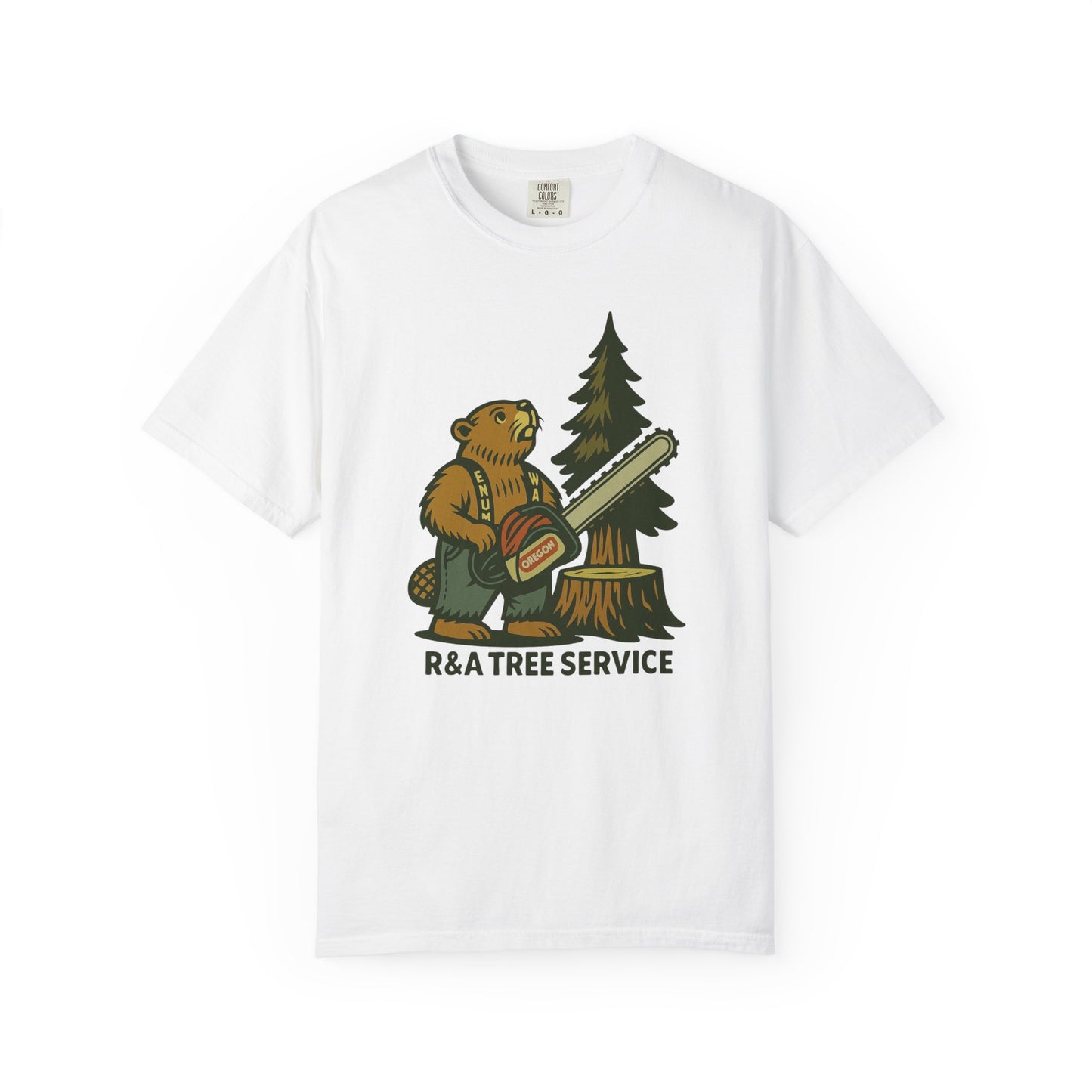 Vintage R&A Beaver Tree Service T-Shirt