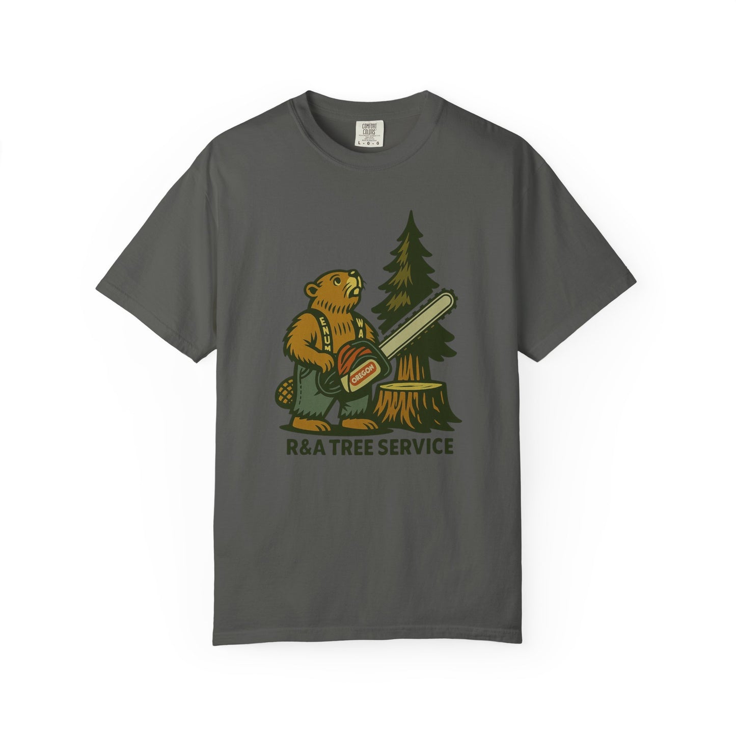 Vintage R&A Beaver Tree Service T-Shirt