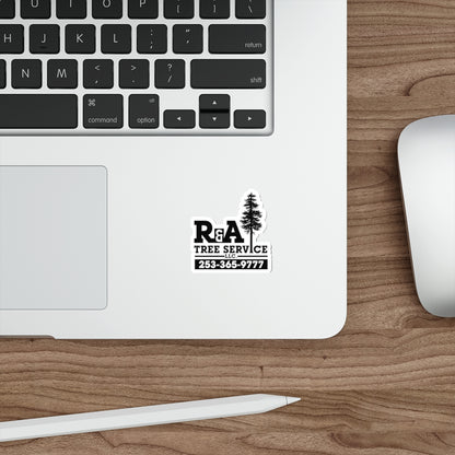 R&A Tree Service Logo Sticker